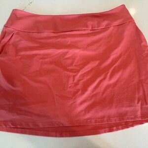 adidas Women's Coral Pink Athletic Skort